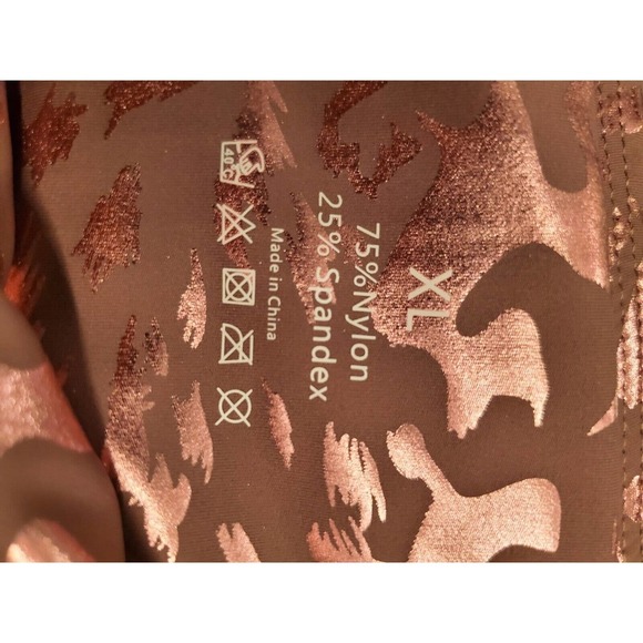 My Charmo Womens Pink Nylon Casual Elastic Waist Activewear Leggings Size XL - Picture 10 of 13